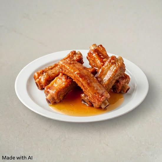 Sparerib in Honey Garlic Sauce (蜜汁蒜子骨)